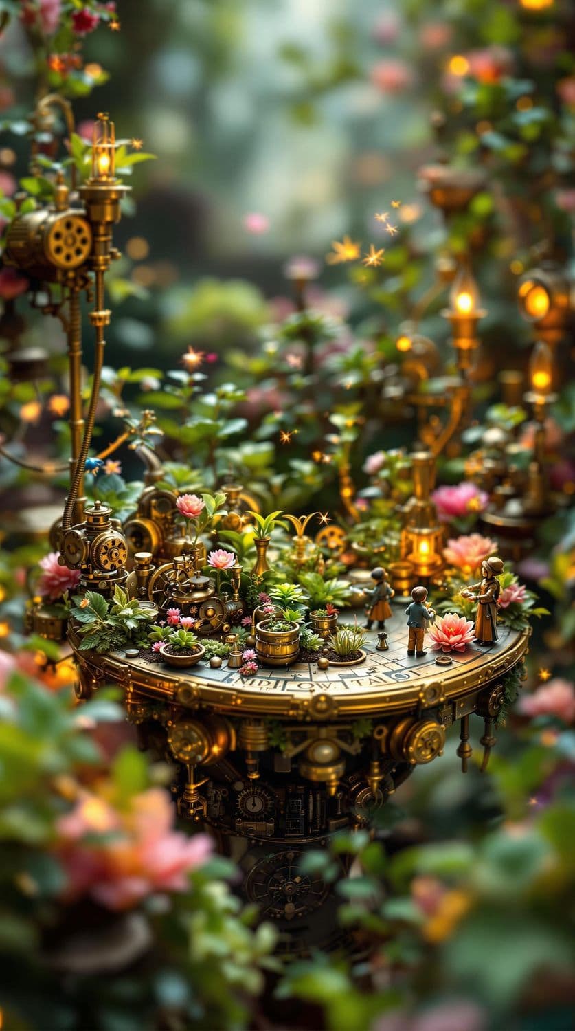 Steampunk Garden of Wonders