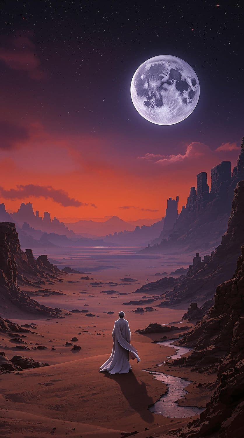 Moonlit Desert Reverie