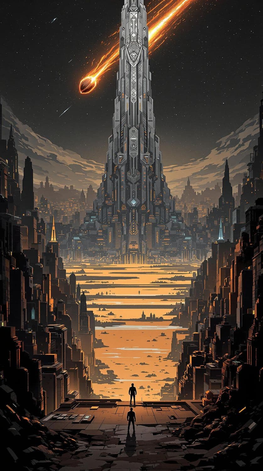 Futuristic City Skyscraper