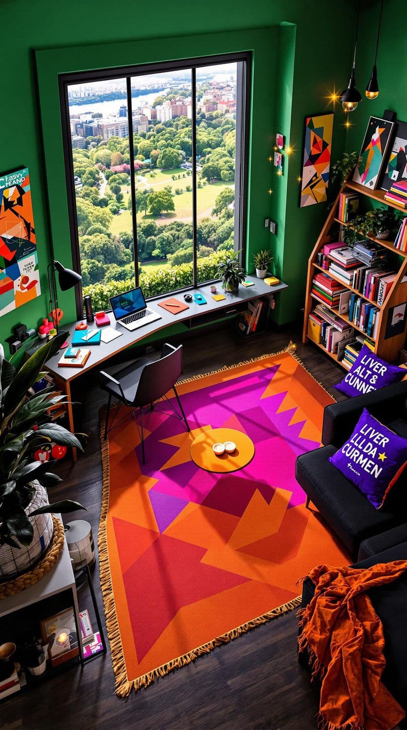 Creative Study with Park Views