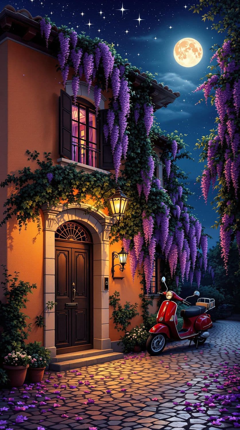 Italian Villa Twilight