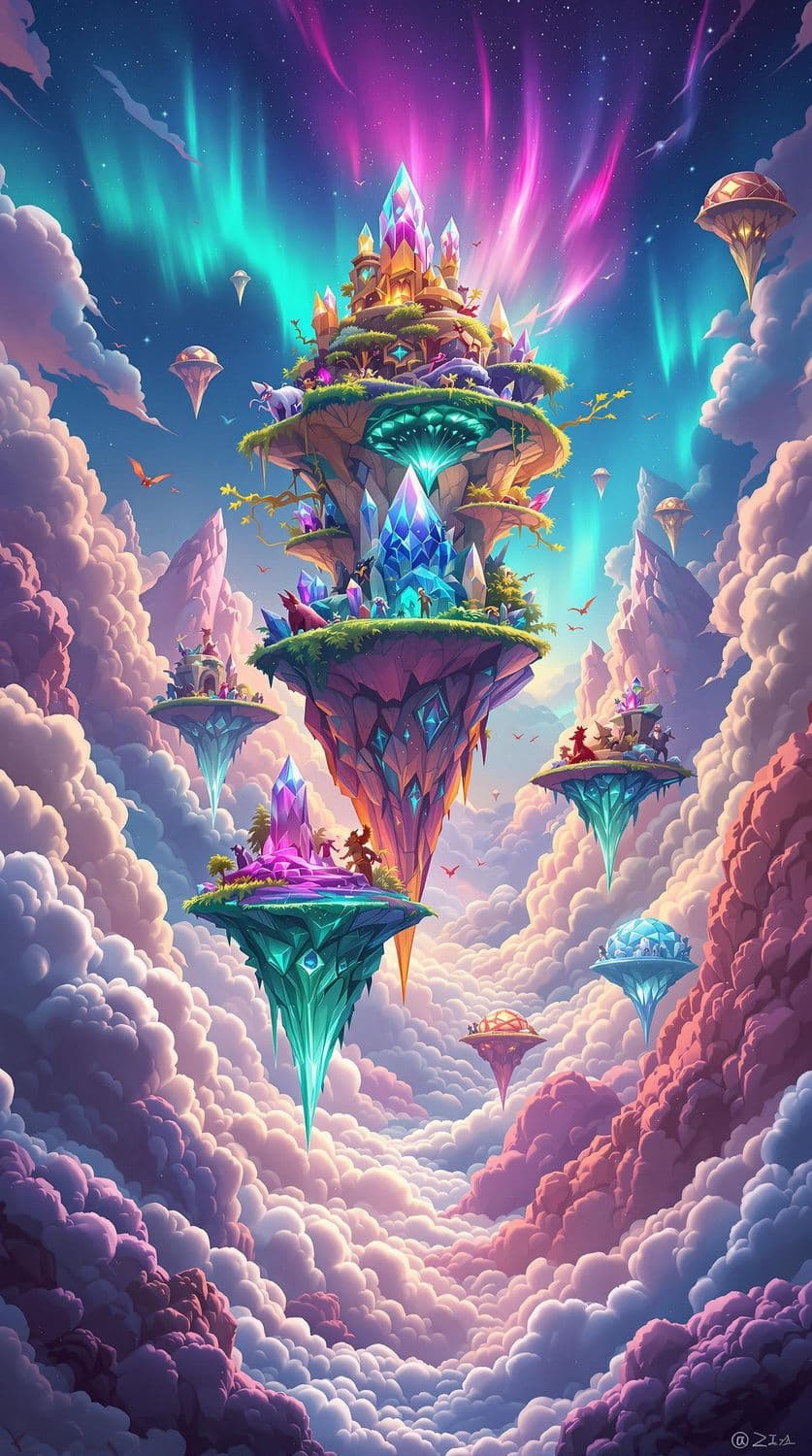 Aurora-Lit Mythical Isles