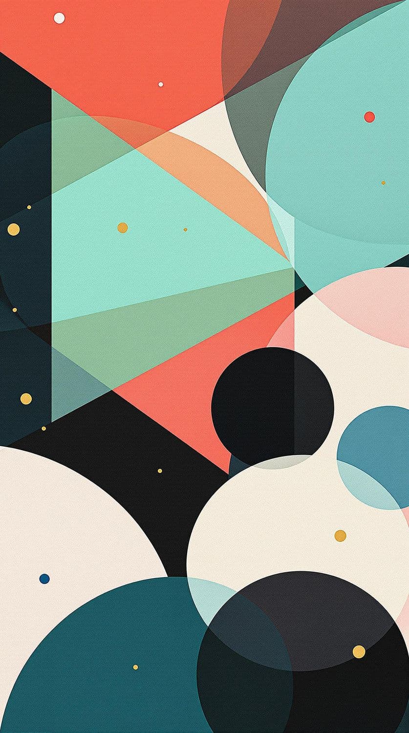 Hexagonal Fusion in Coral and Mint