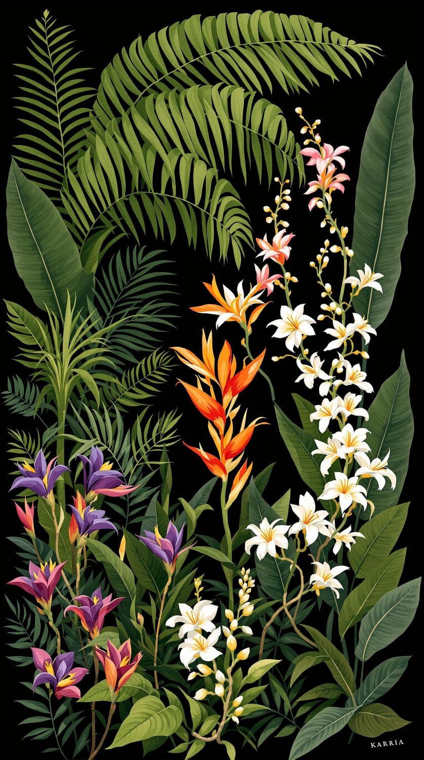 Tropical Rainforest Flora