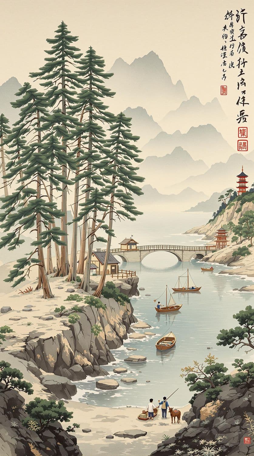 Serene Coastal Harmony