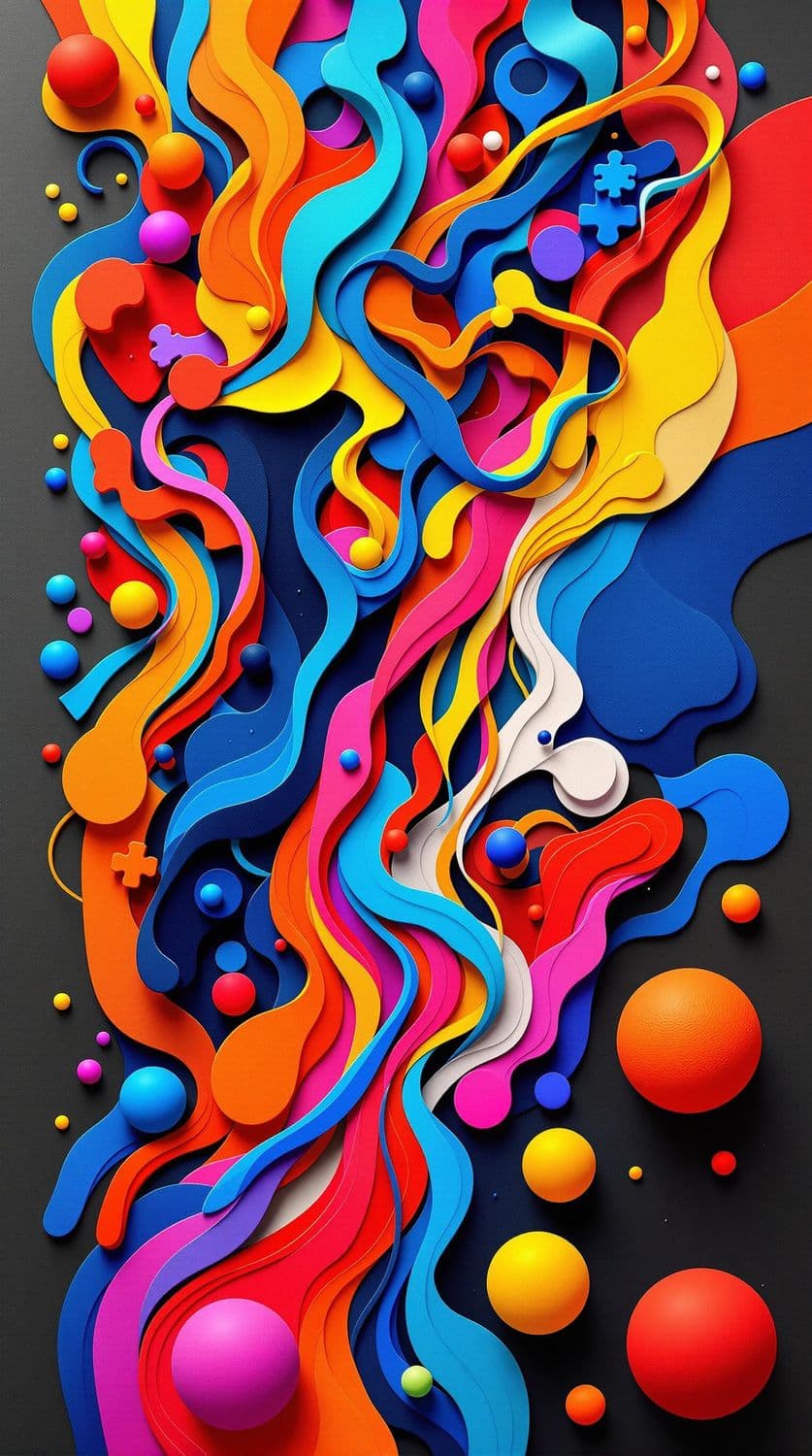 Playful Puzzle Cascade