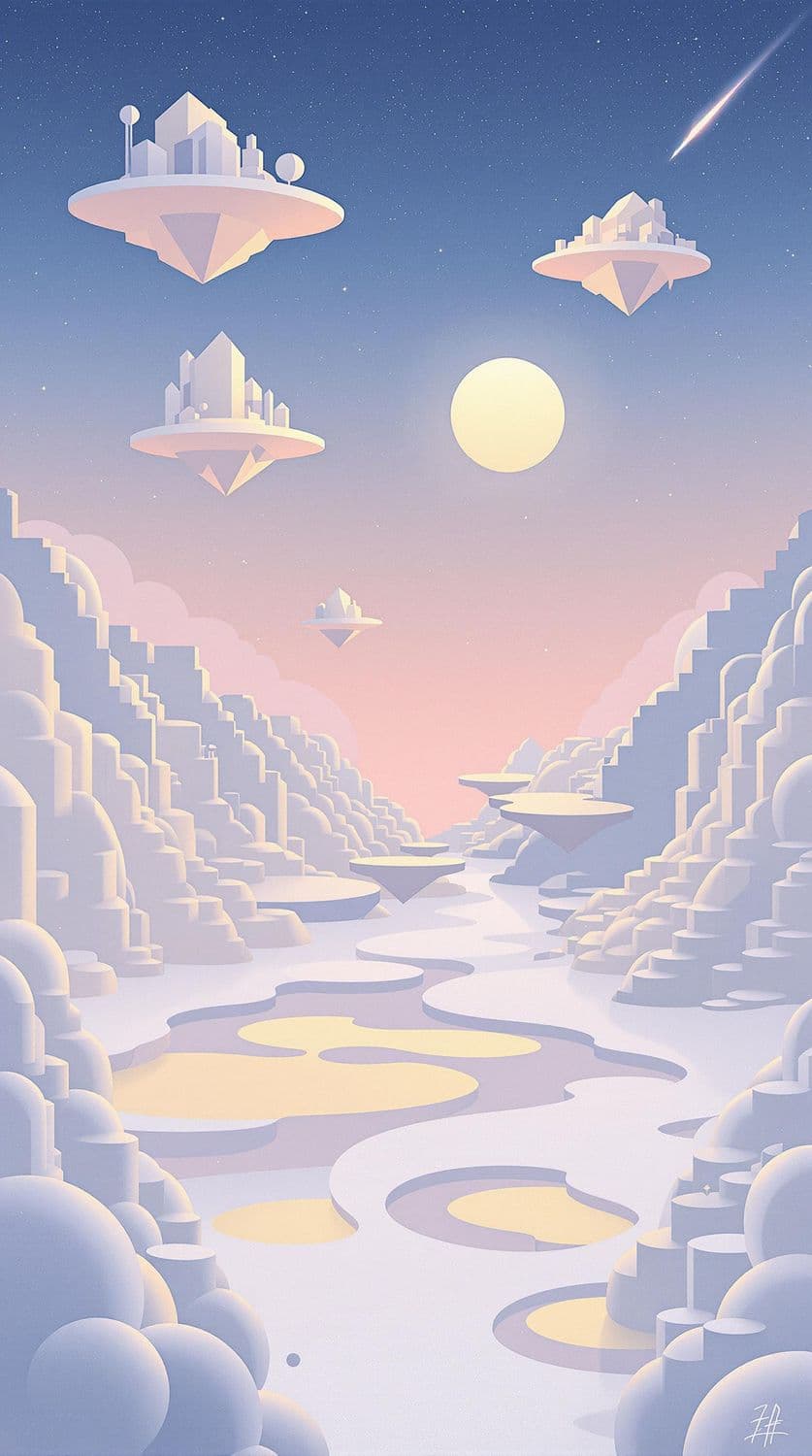 Floating Celestial Islands