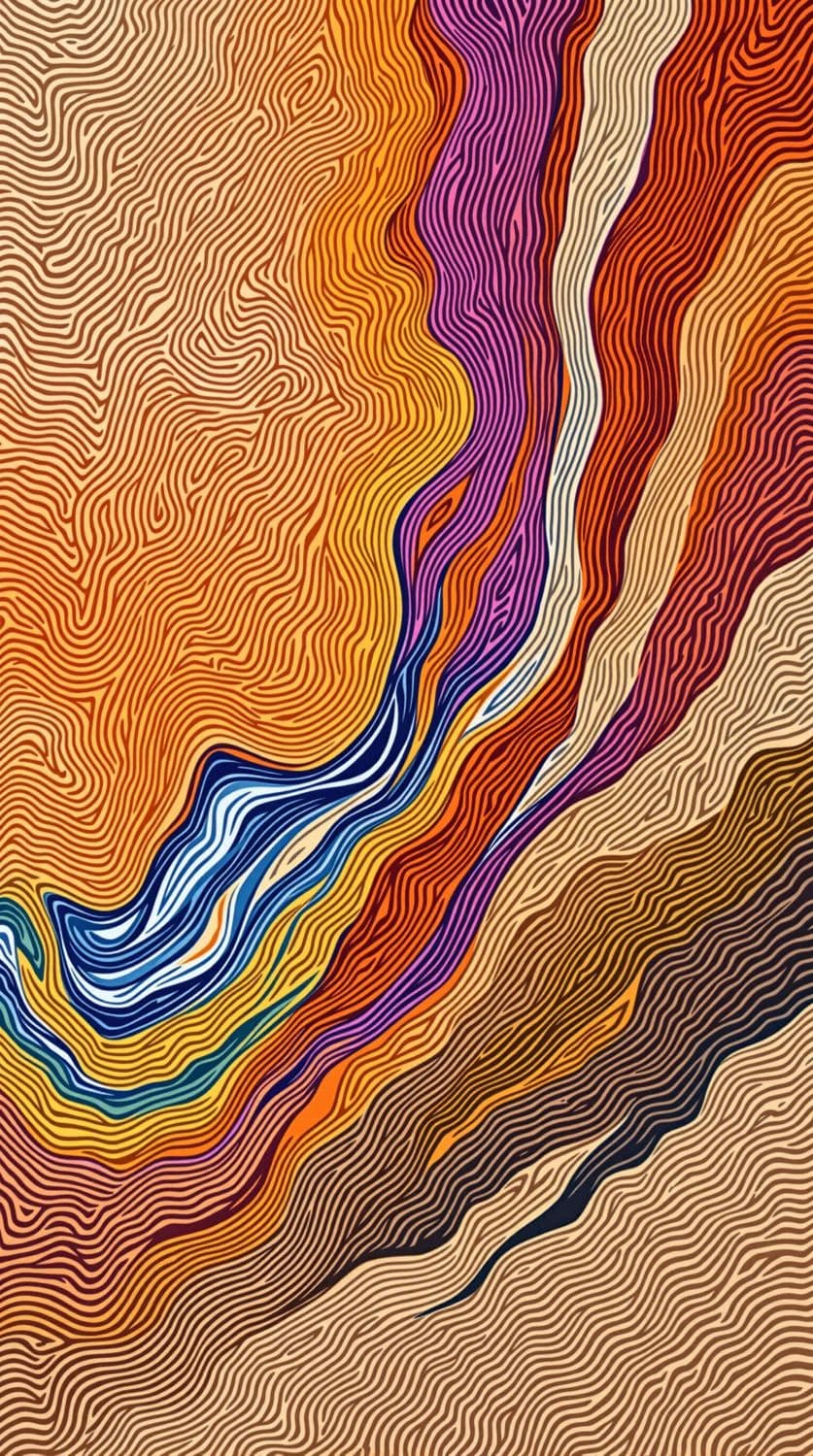 Swirling Ocean of Color