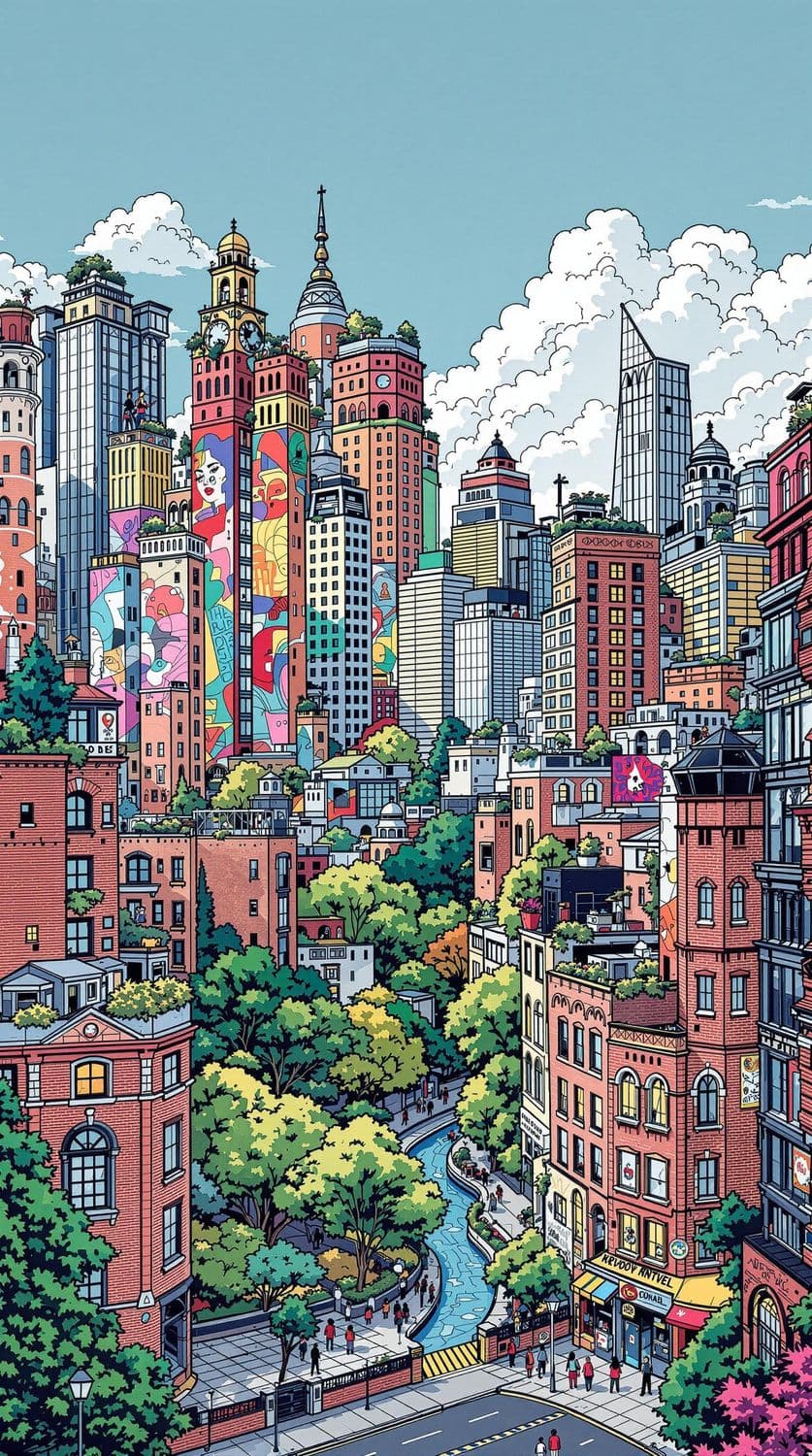 Artistic Skyline