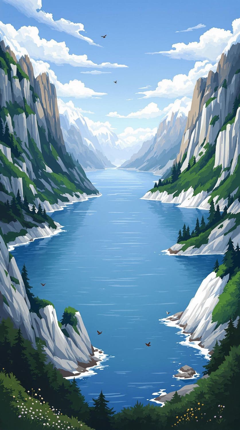 Majestic Mountain Lake