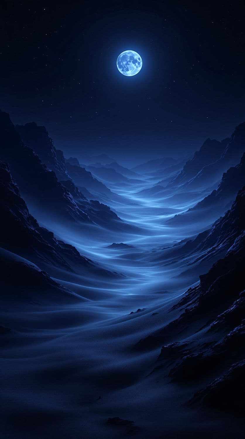 Moonlit Desert Mystique