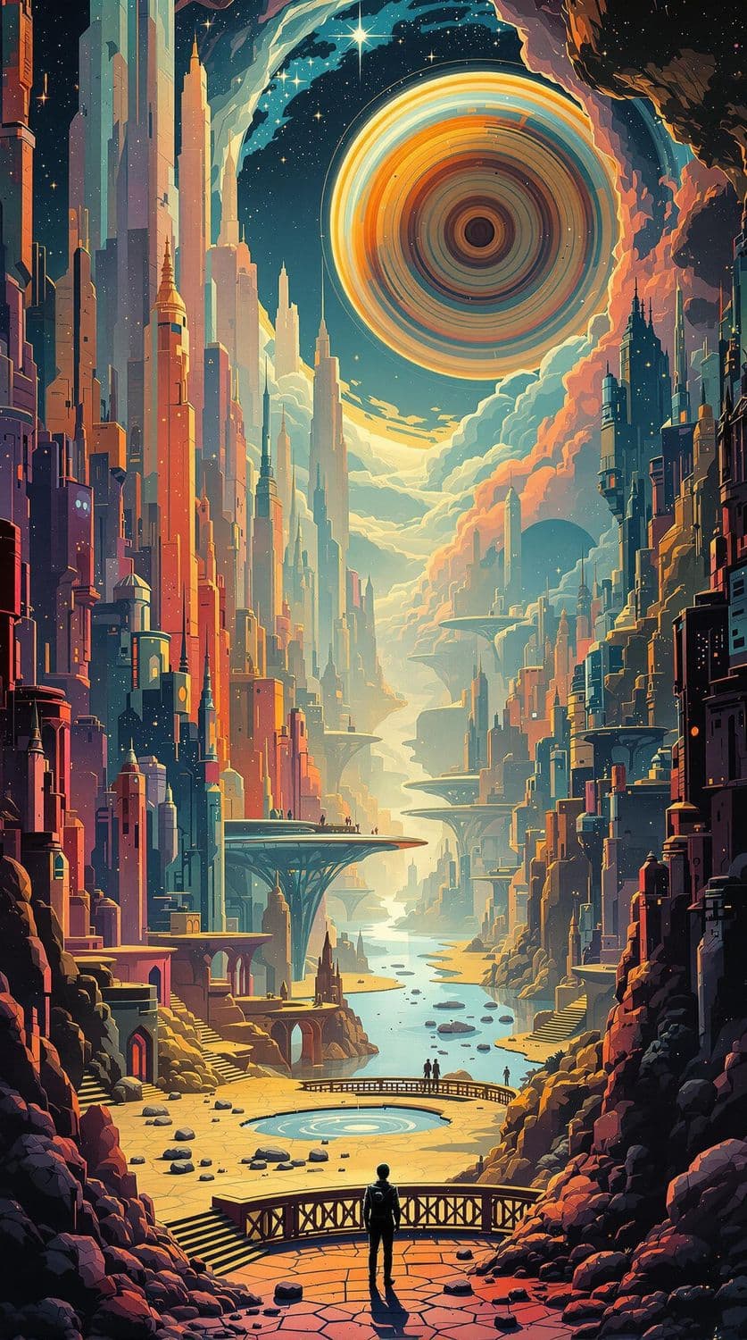 Translucent Alien Metropolis