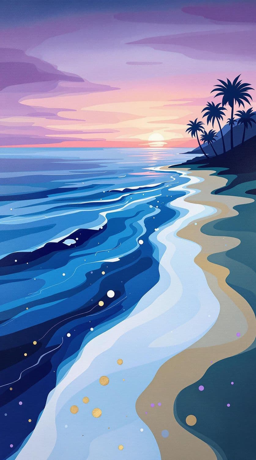 Twilight Ocean Serenity