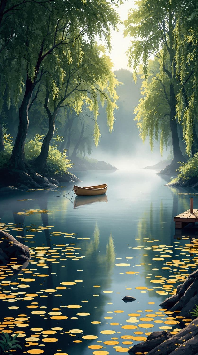 Dawn Lake Tranquility