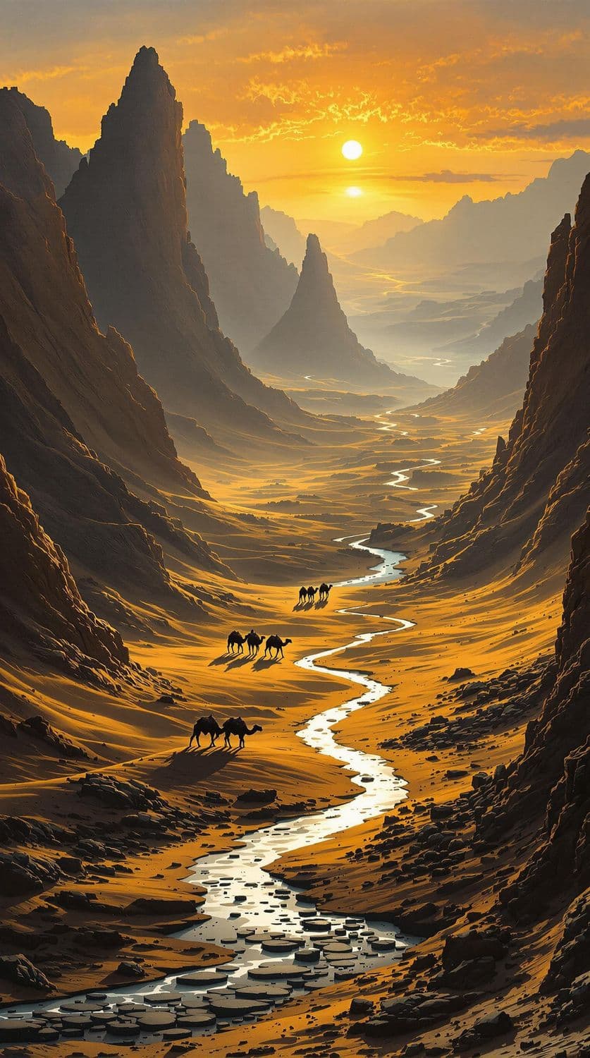 Journey Across the Desert Sands