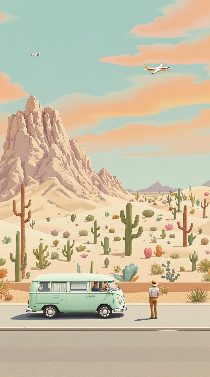 Pastel Desert Escape