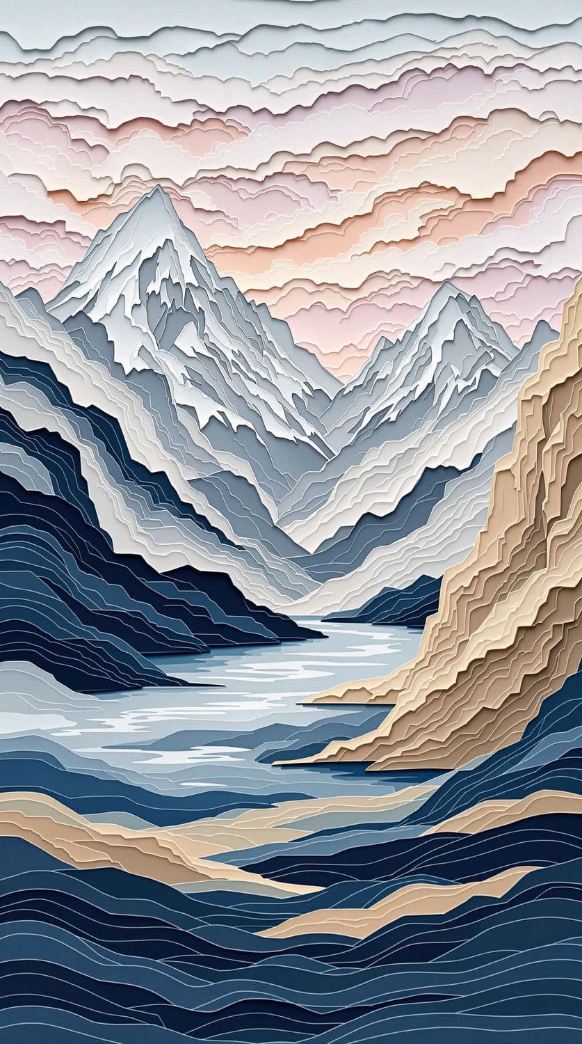 Mountain Dawn Serenity