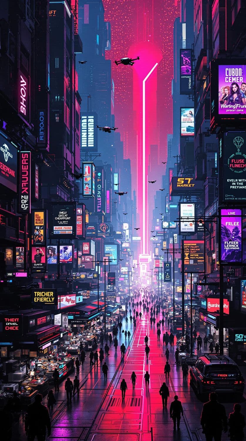 Cyberpunk Marketplace
