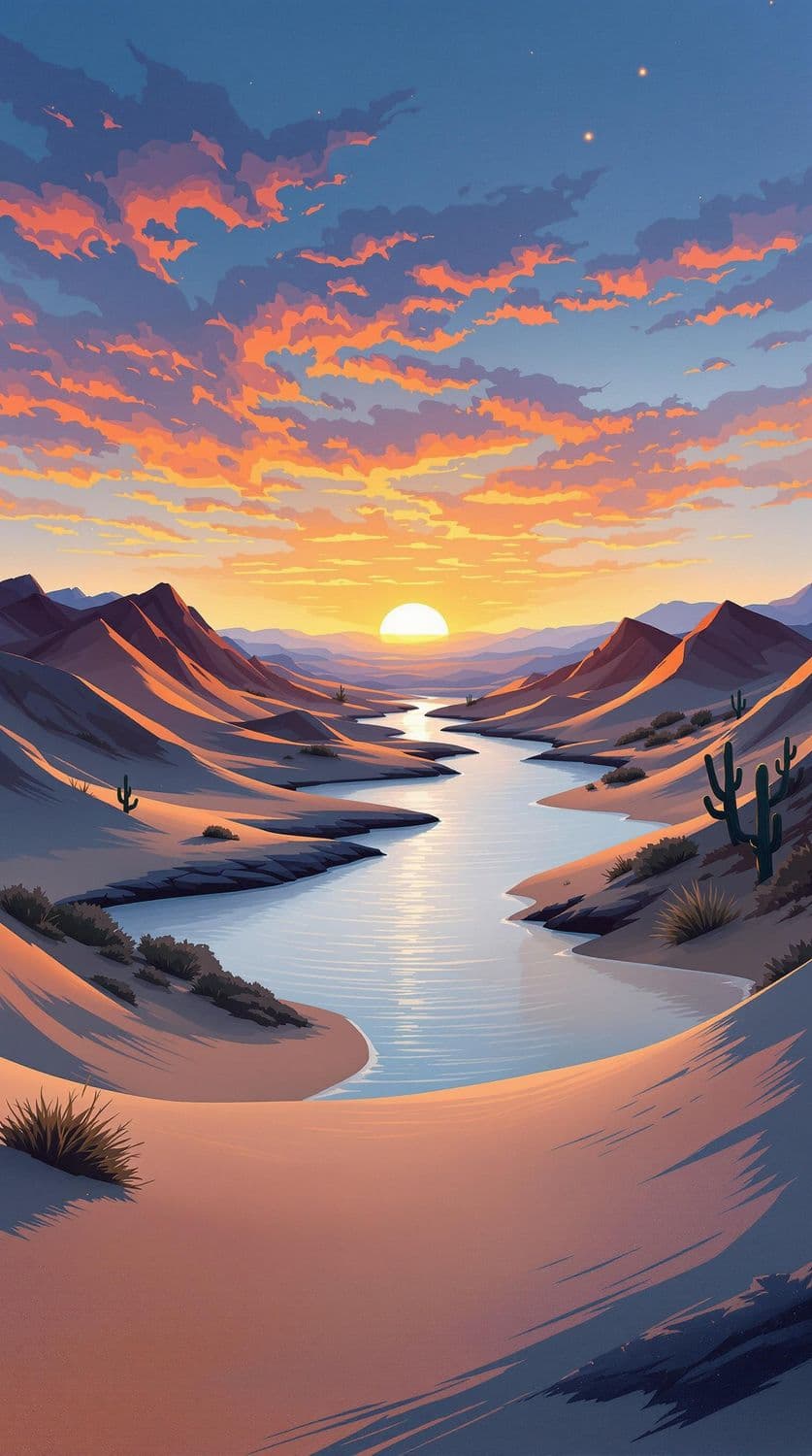 Desert Sunset Symphony
