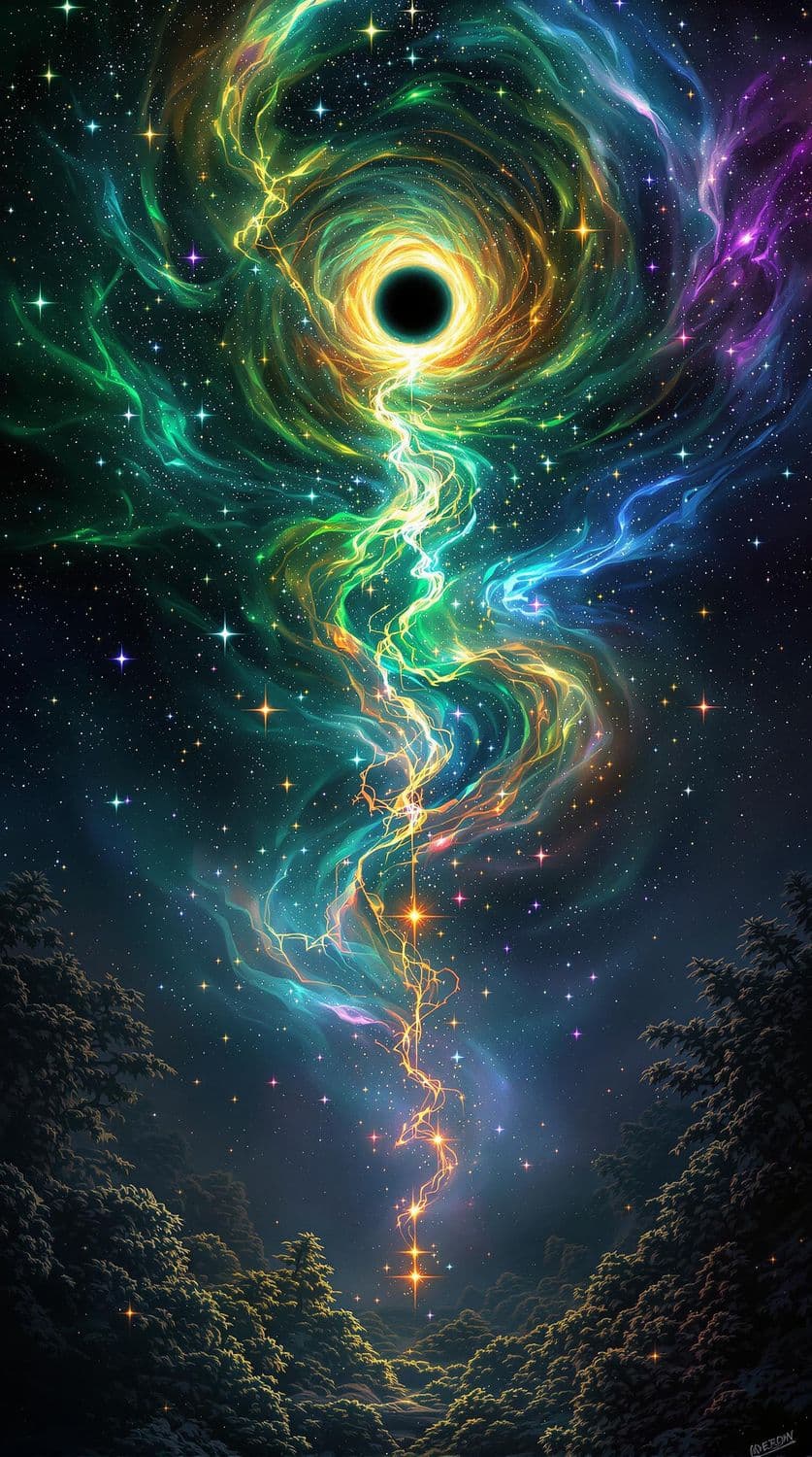 Black Hole's Celestial Dance