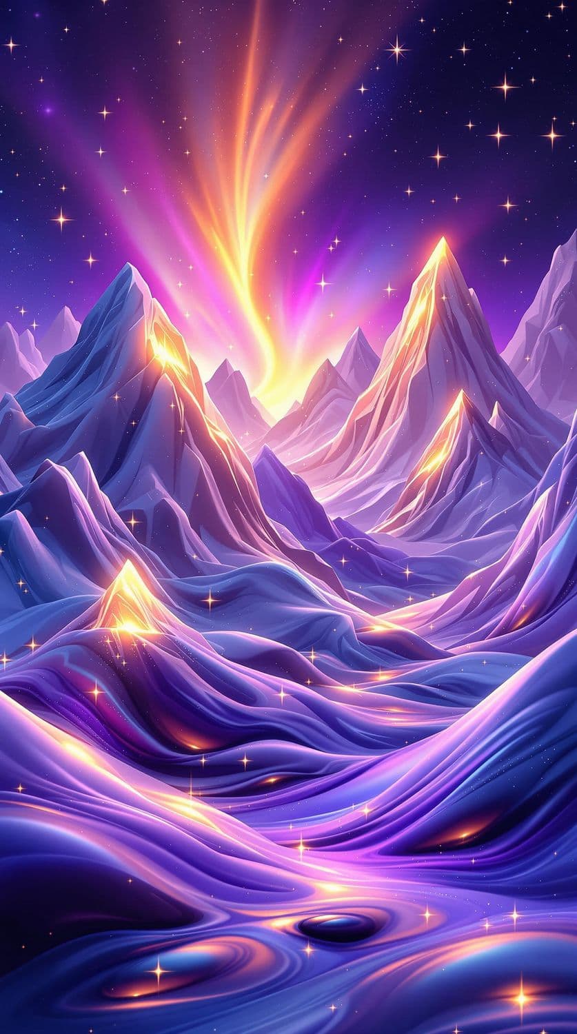 Celestial Mountain Peaks