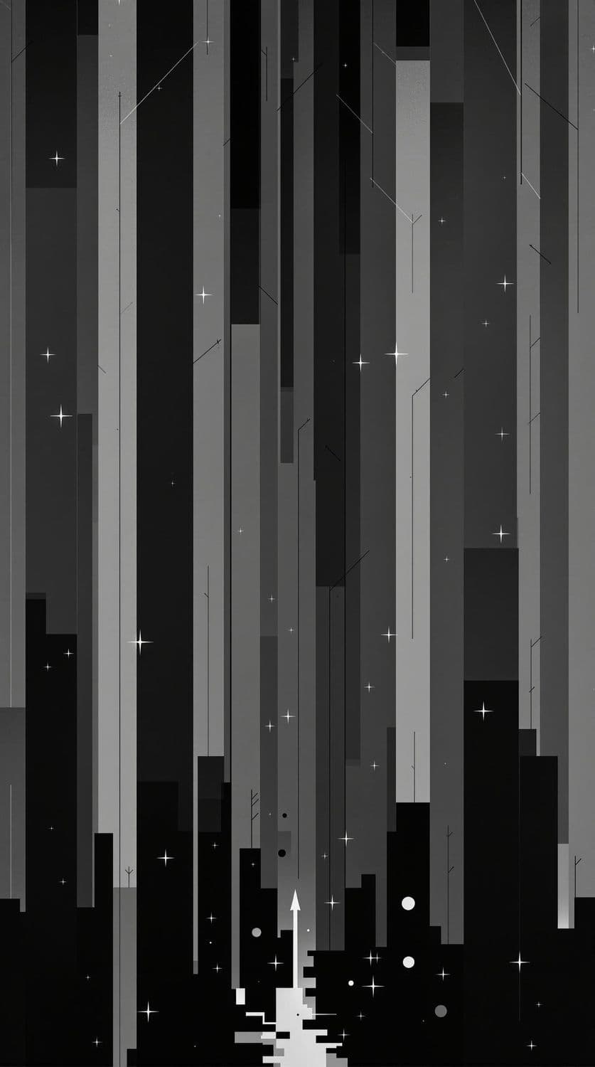 Abstract Forest Scene