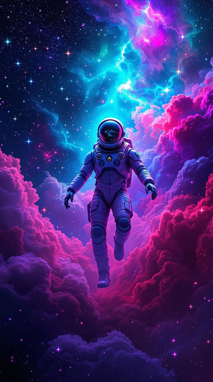 Space Traveler Amongst Stars