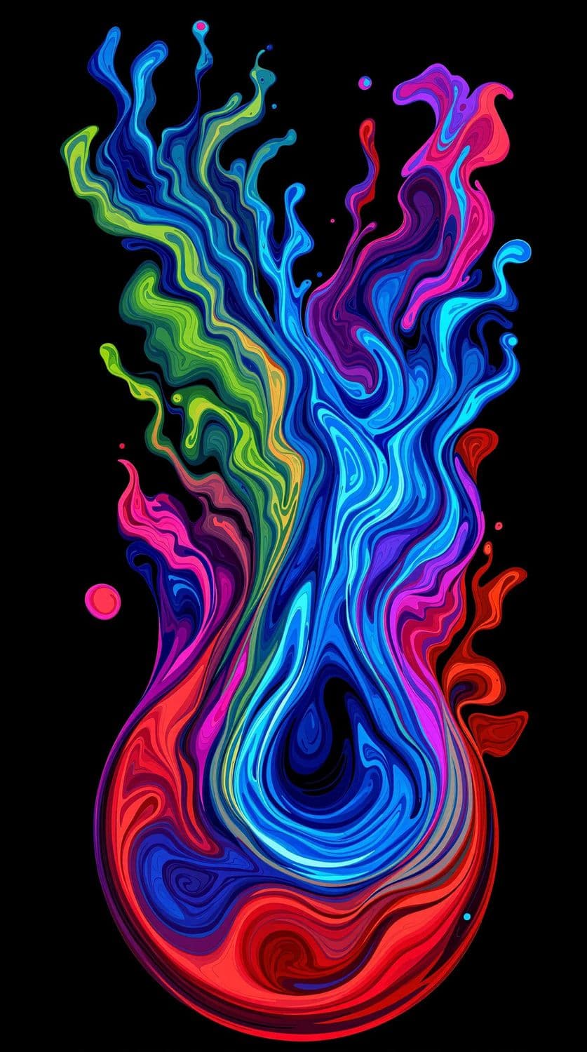 Molten Glass Cascade