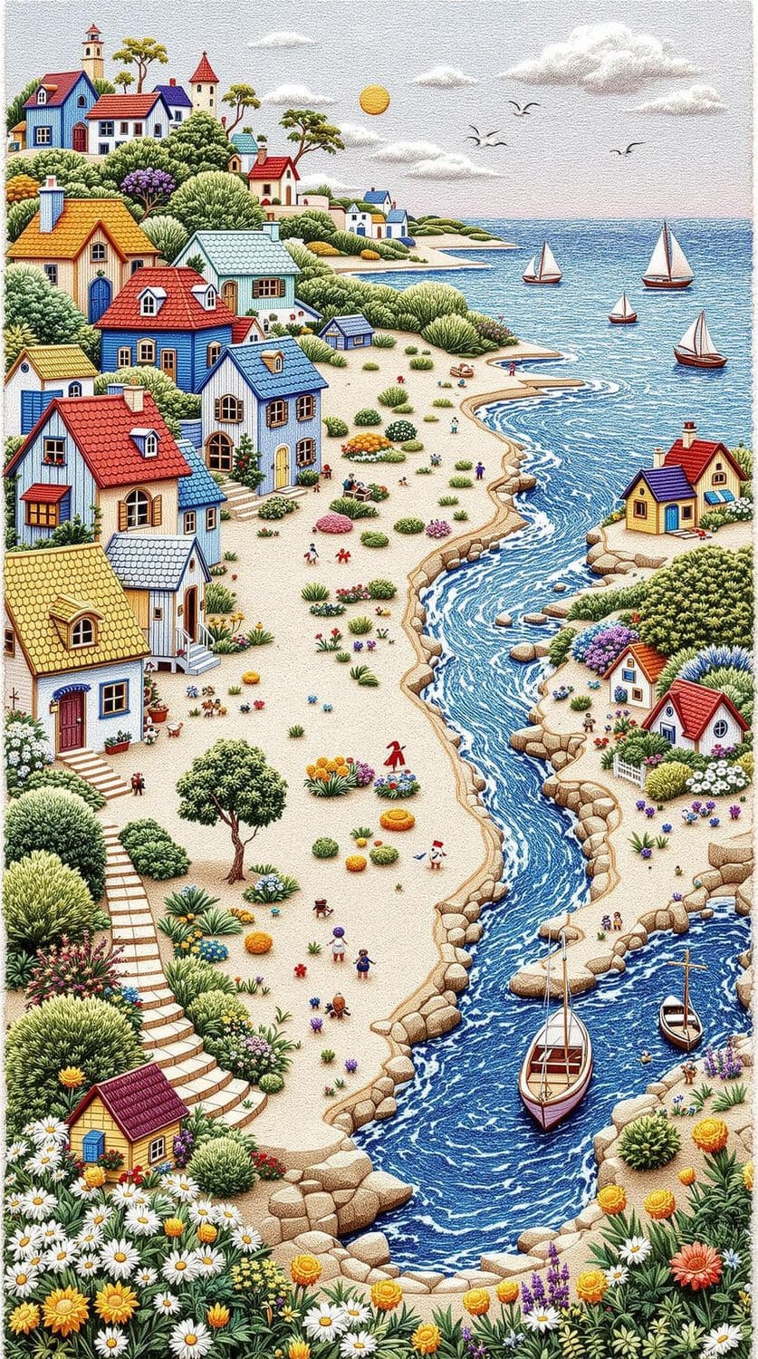 Coastal Embroidery Village
