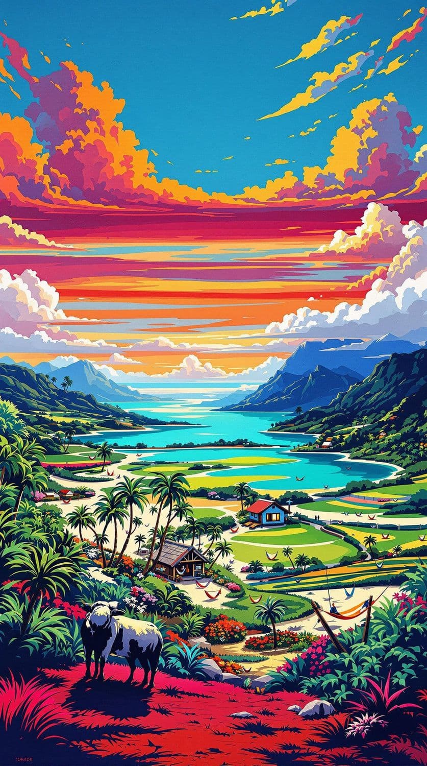 Tropical Island Paradise