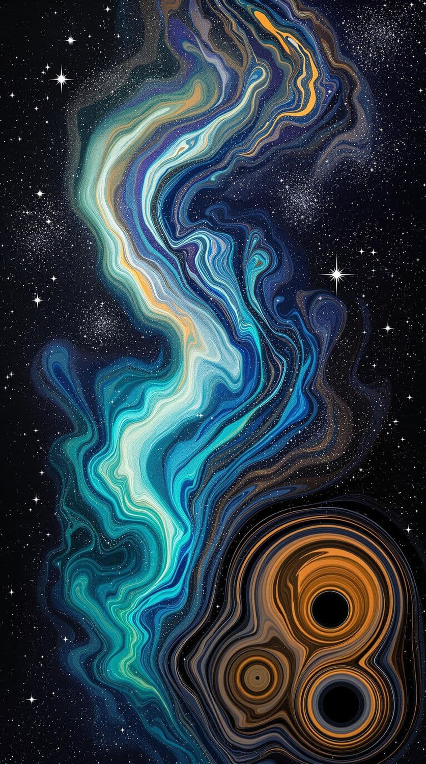 Aurora Borealis in Marble