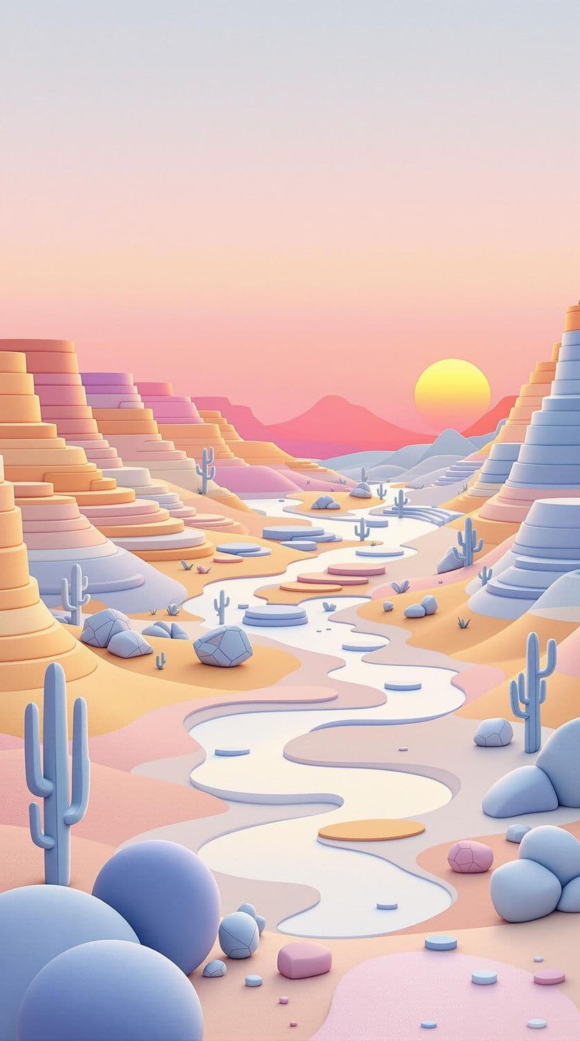 Dreamlike Desert Dunes