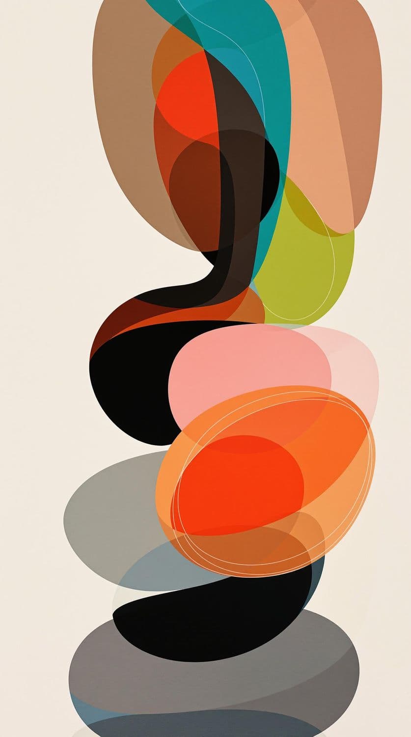 Turquoise and Lime Waves