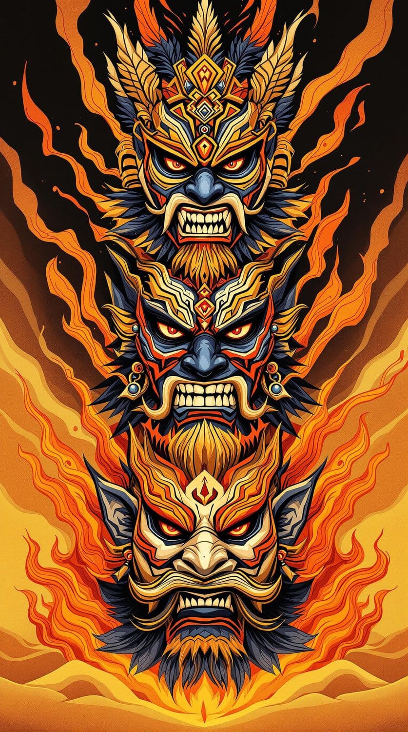 Tribal Masks of the Desert