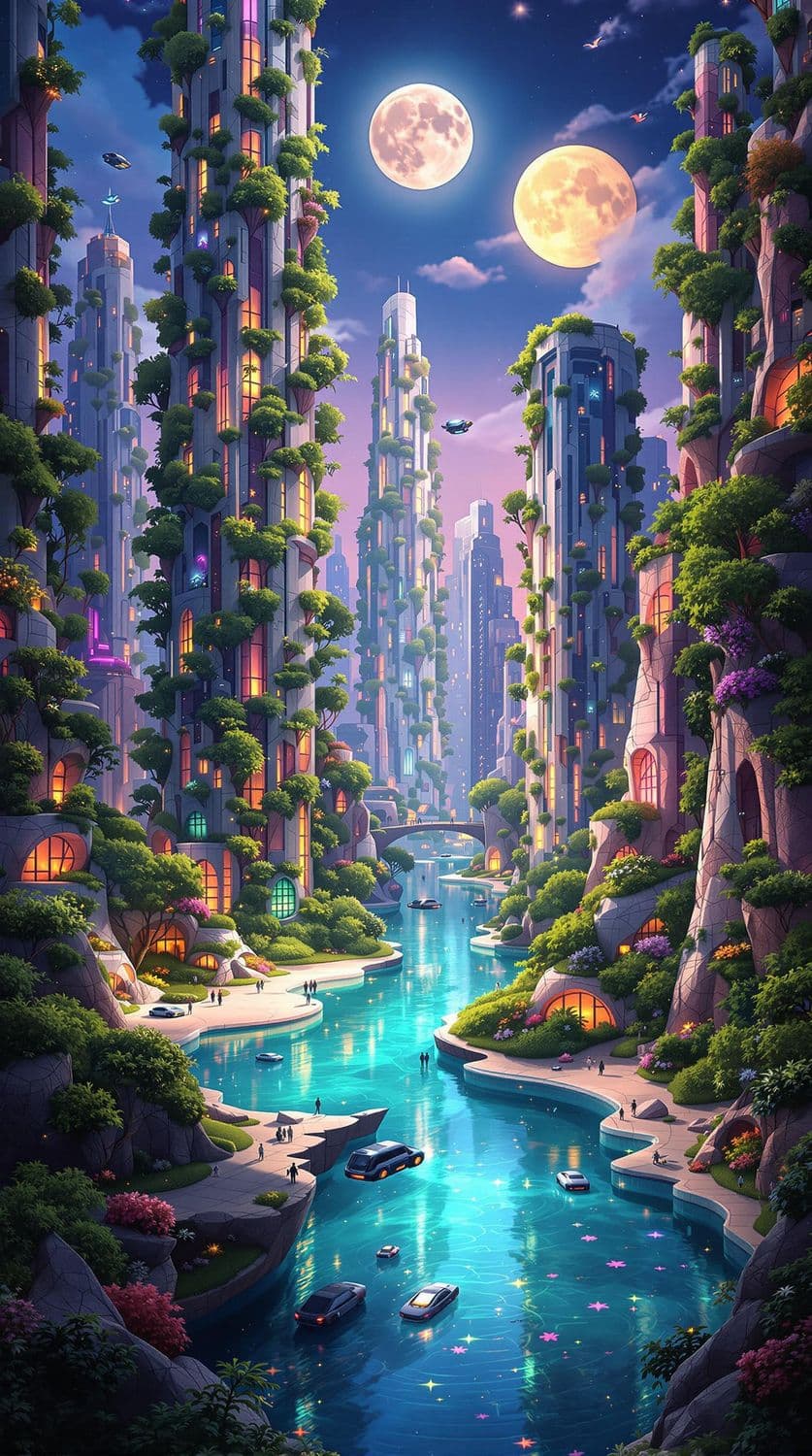 Futuristic Garden City