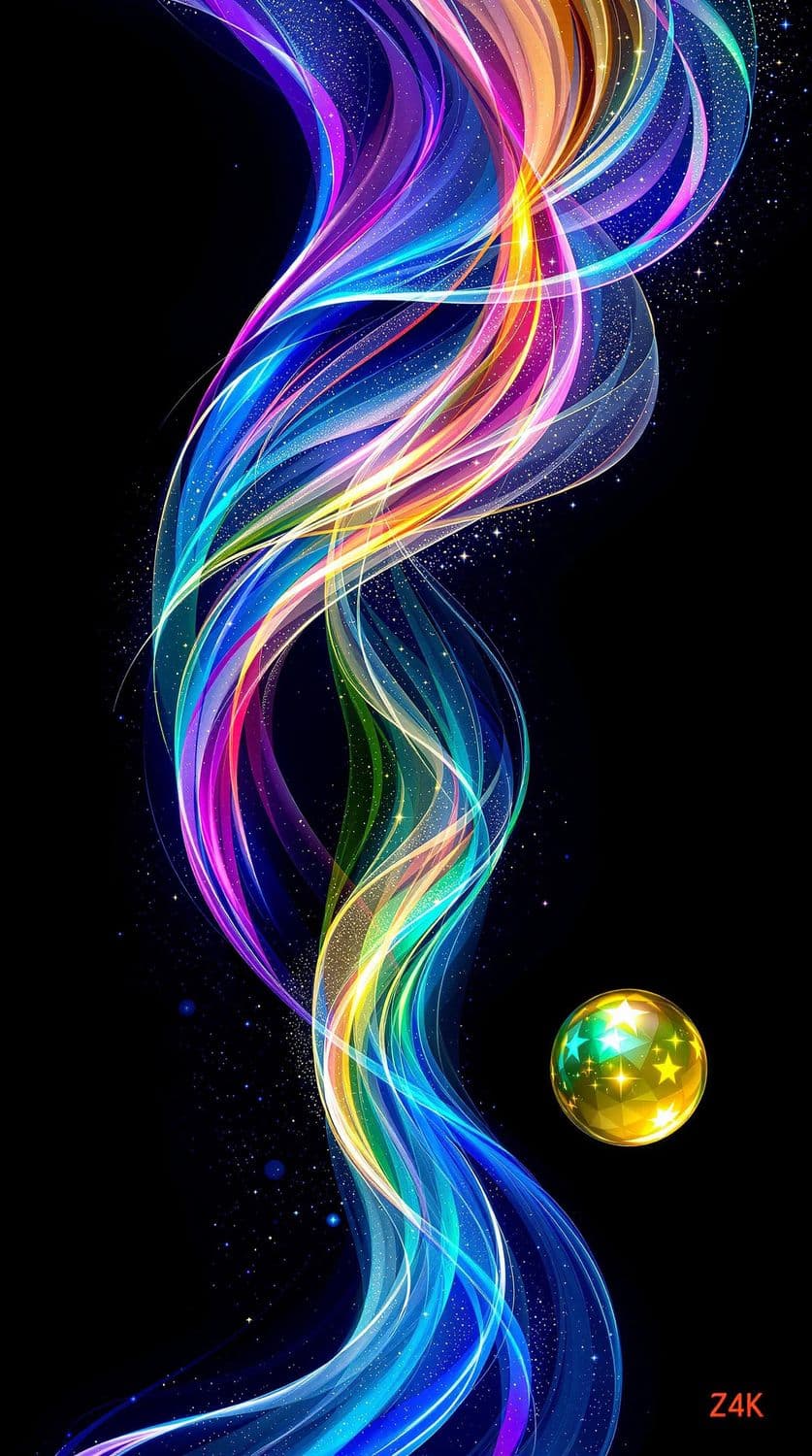 Iridescent Waves of Serenity