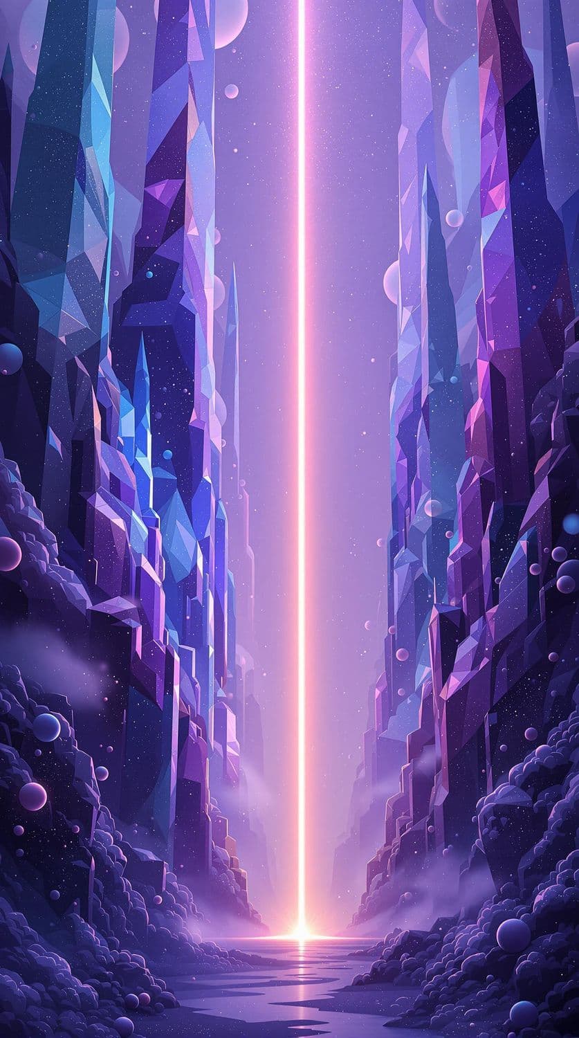 Crystalline Towers at Dawn