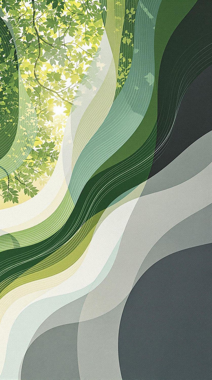 Abstract Forest Canopy