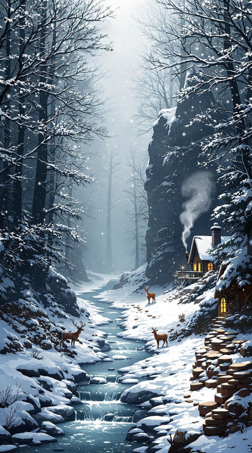 Enchanted Winter Forest
