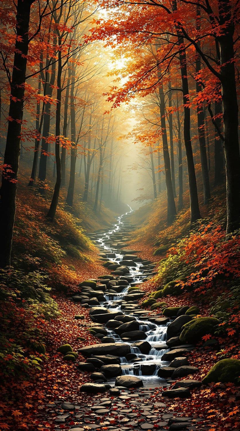 Autumn Forest at Dawn