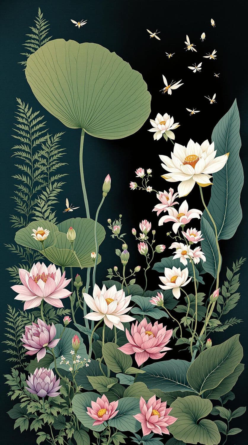 Aquatic Botanical Serenity