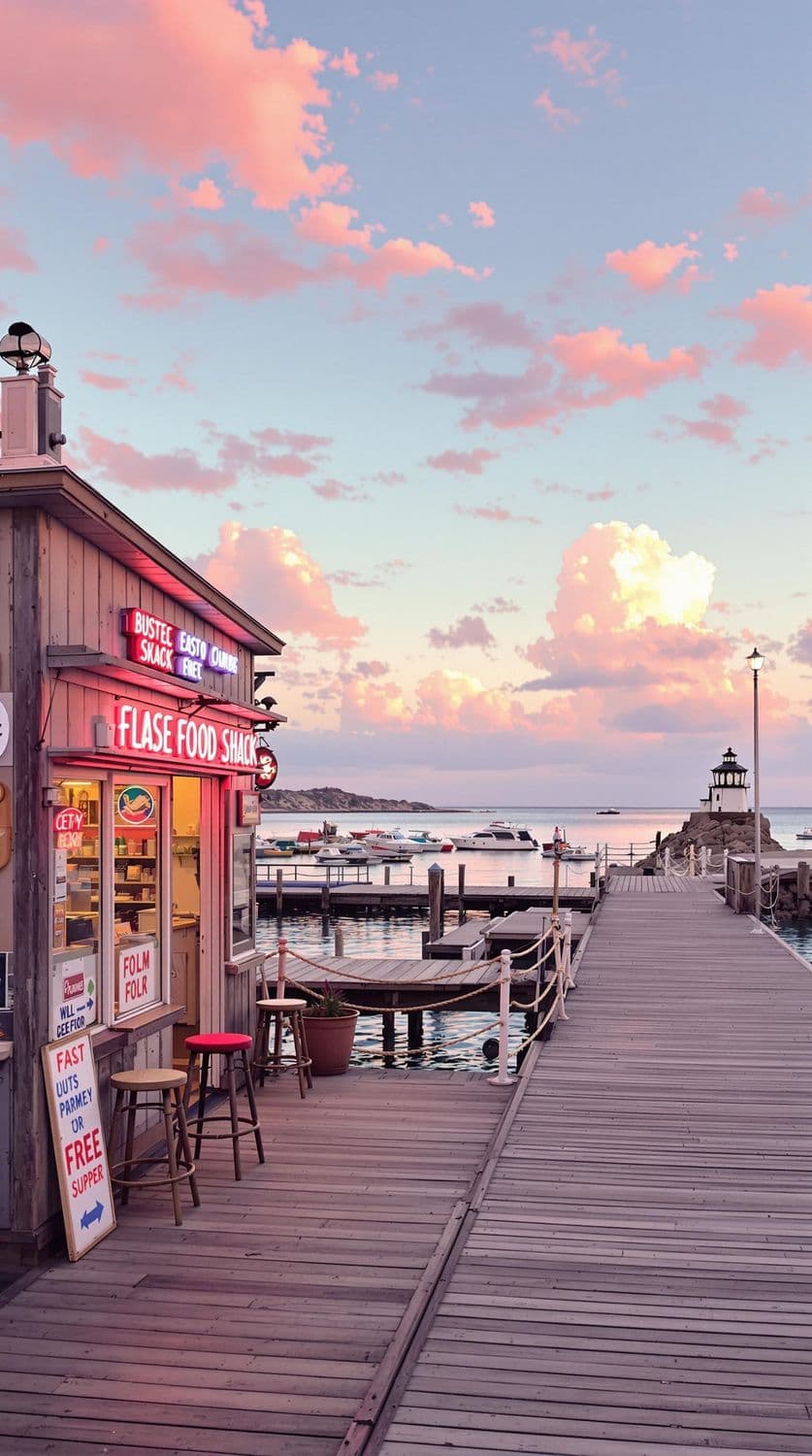 Harbor at Sunrise