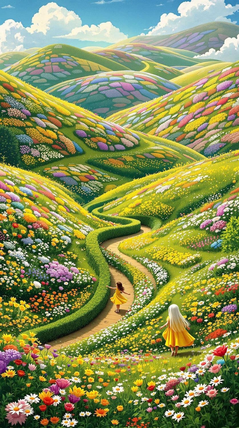 Patchwork Flower Hills