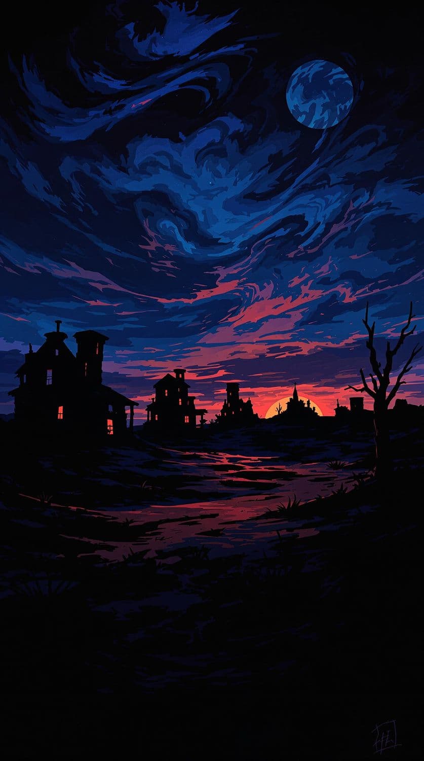 Ghost Town Twilight