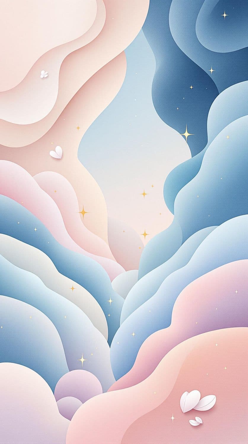 Dawn Clouds and Twinkling Stars