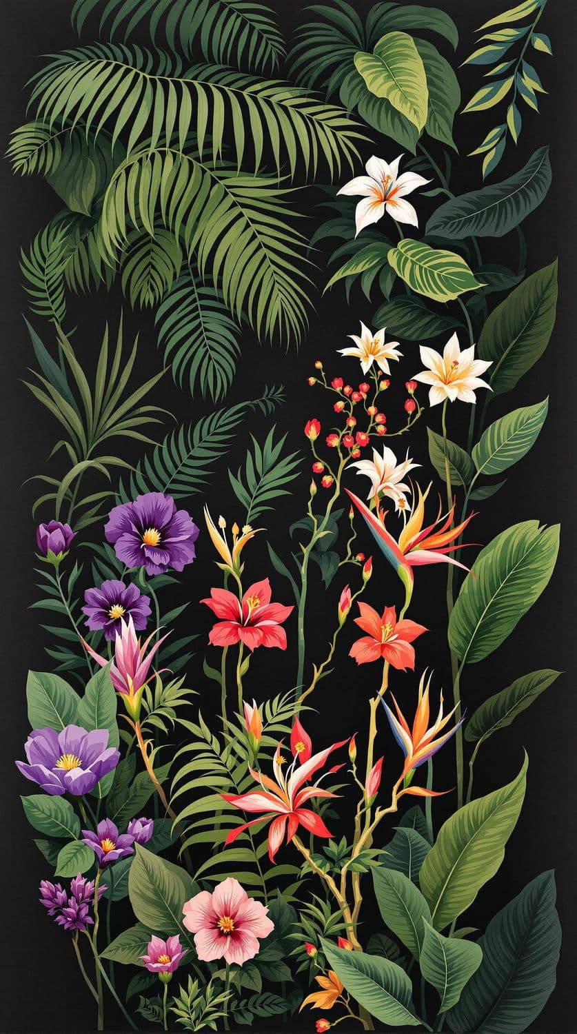 Tropical Rainforest Elegance