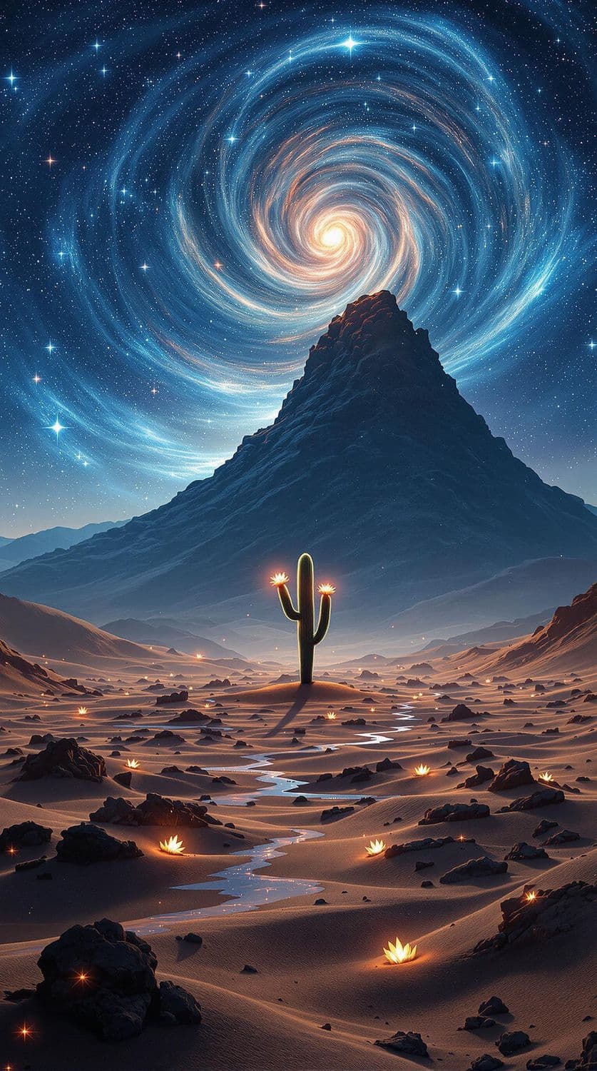 Galactic Desert Oasis