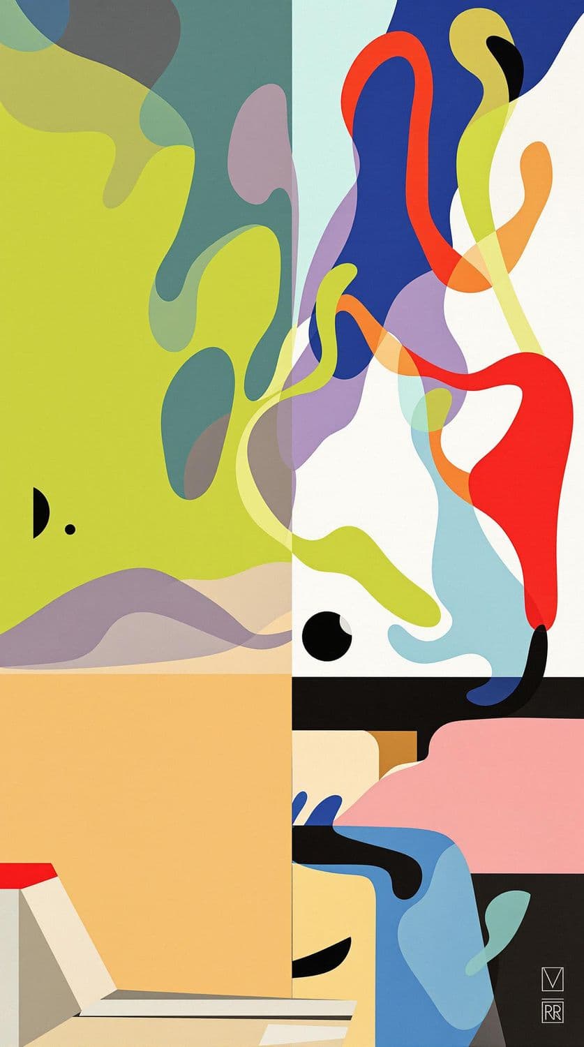 Striking Abstract Blend