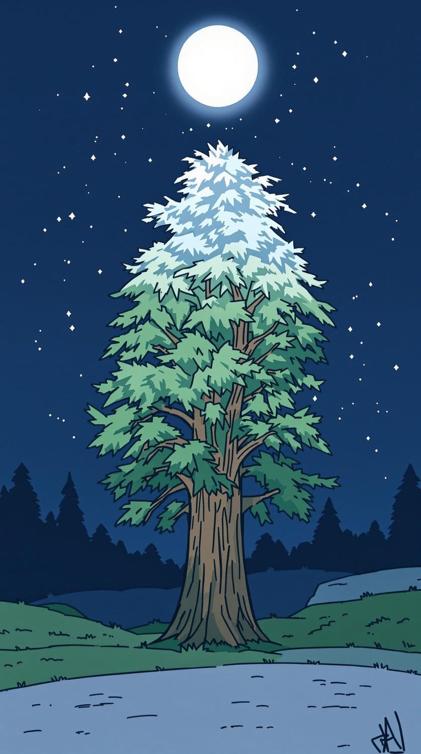 Moonlit Forest