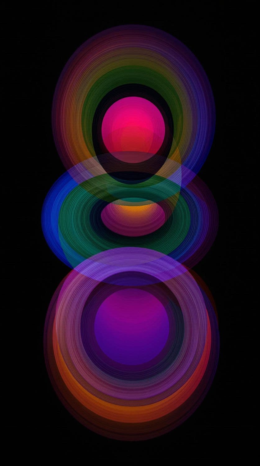 Abstract Oval Overlap